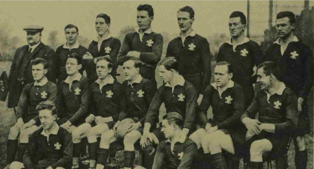 1924 Wales v England team