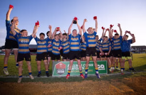 Brynteg celebrate after winning the Boys Year 10 Final